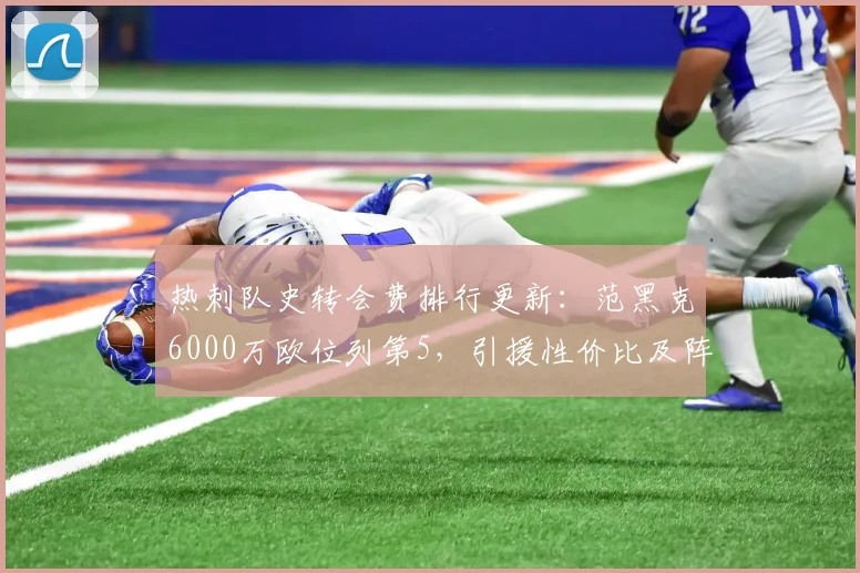 热刺队史转会费排行更新：范黑克6000万欧位列第5，引援性价比及阵容影响分析